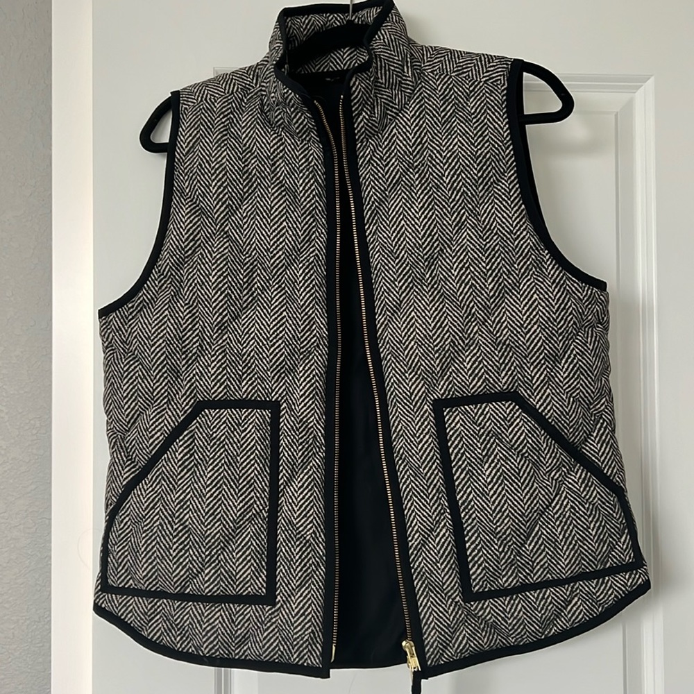 J. Crew Herringbone Vest